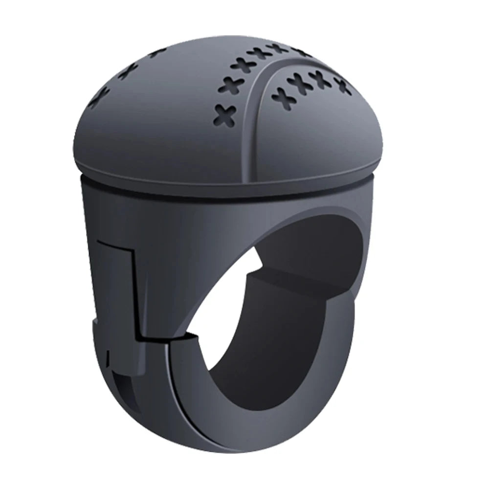 Ball-Shaped Steering Wheel Spinner Knob with Metal Bearings, 360 Degree Rotation, Non-Slip Silicone Grip, for Cars with Power Steering, 2 Styles