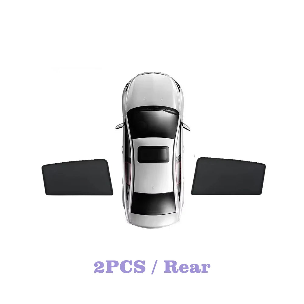Mesh Sun Shades for Hyundai Tucson 2022-2025 (NX4), Windshield and Side Window Privacy Covers, Single Pieces to 7-Piece Set