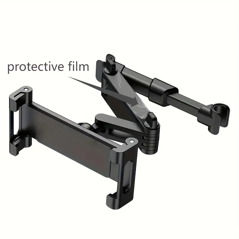 Headrest Tablet Holder for Car Back Seat, Fits 4.7 to 12.9 Inch Tablets and Phones, 360 Degree Rotation, Red or Black