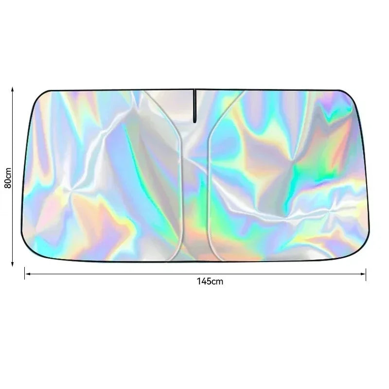 Windshield Sun Shade for Honda CR-V 2023-2026, PVC Front Window Cover with UV Protection, 2 Sizes