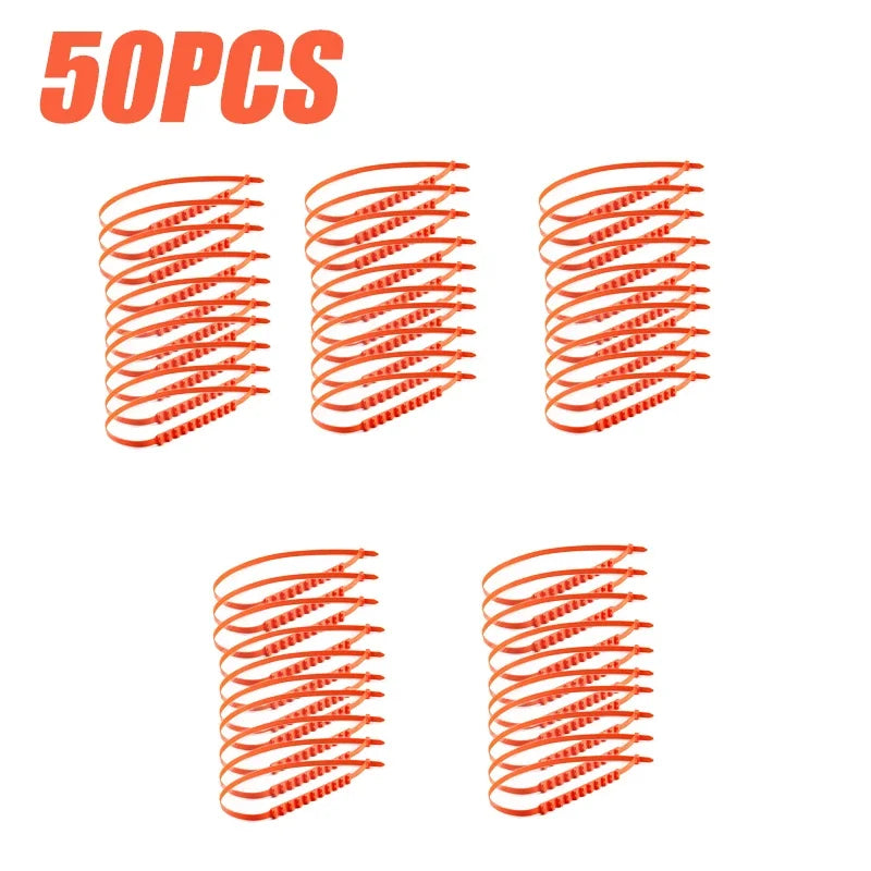 Pack of 50 nylon snow chain ties