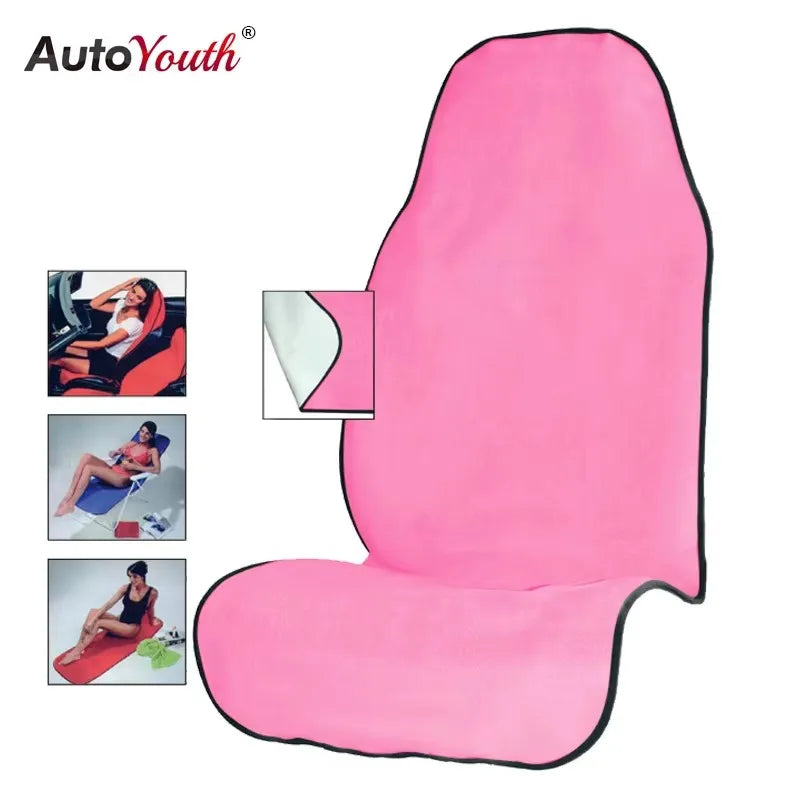 Waterproof Seat Towel Cover for Gym, Running, Swimming and Beach, Anti-Slip Car Seat Protector, Machine Washable, 5 Colors