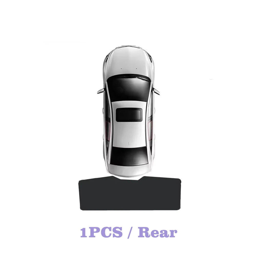 Magnetic Window Sun Shades for Toyota Camry 2025-2026 (XV80), Organza Fabric Windshield and Side Window Shades, 1 to 5 Pieces