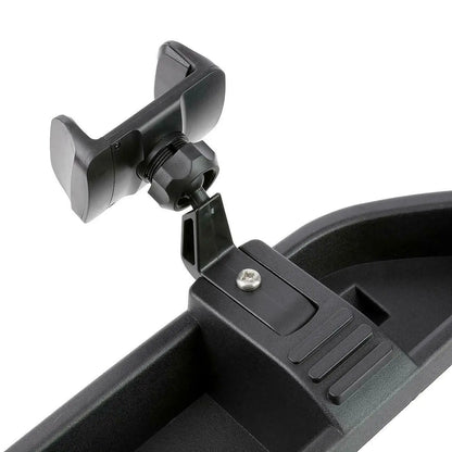 Dash Storage Tray for Jeep Wrangler 2018-2022 (JL), Black Organizer Box with Ball Mount for a Phone Holder