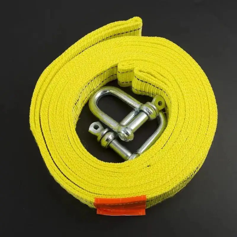 Polyester Tow Strap with Loop Ends, 4.8 m (15.7 ft), 5 Ton Rating, for Emergency Towing and Off Road Use