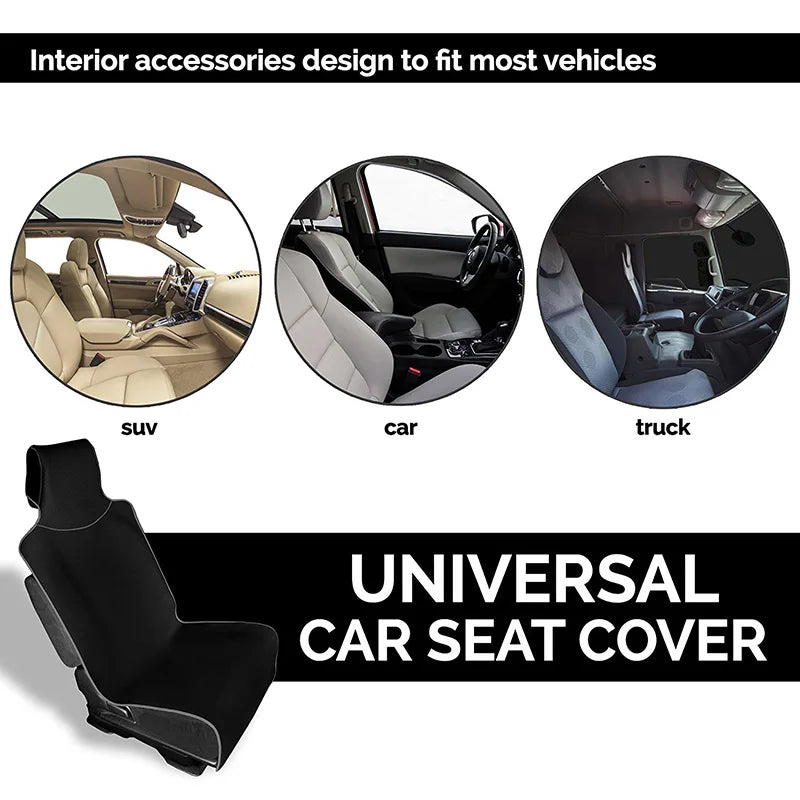 Neoprene Car Seat Towel Cover, Waterproof Sweat Protector for Front or Rear Seats After Workouts and Swimming, Universal Fit, 6 Colors