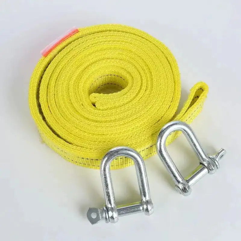 Polyester Tow Strap with Loop Ends, 4.8 m (15.7 ft), 5 Ton Rating, for Emergency Towing and Off Road Use