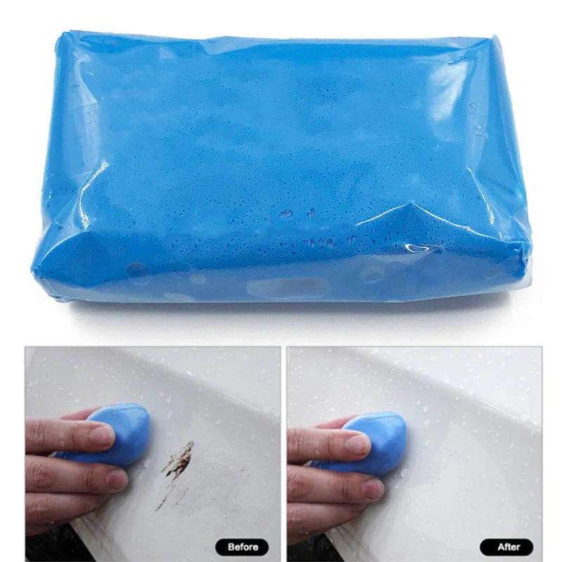 Detailing Clay Bar for Car Paint, 100 g Blue Clay that Removes Overspray, Rail Dust and Brake Dust Before Waxing