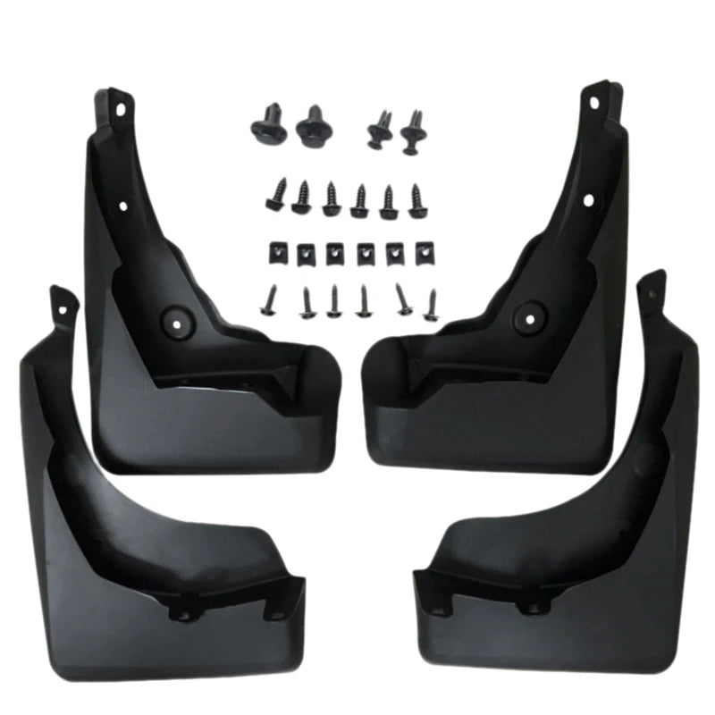 Mud Flaps for Toyota RAV4 2019-2020, Set of 4 Black Plastic Splash Guards for Front and Rear Wheels