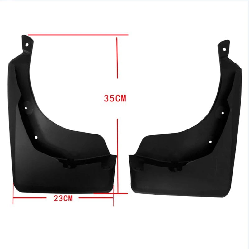 Mud Flaps for Toyota RAV4 2019-2020, Set of 4 Black Plastic Splash Guards for Front and Rear Wheels