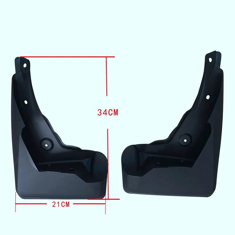 Mud Flaps for Toyota RAV4 2019-2020, Set of 4 Black Plastic Splash Guards for Front and Rear Wheels