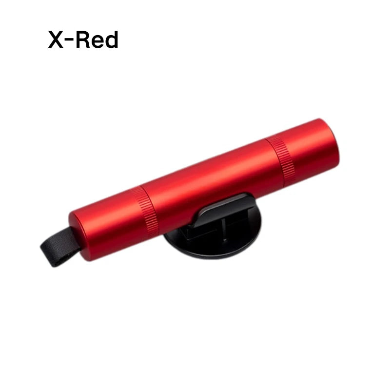 2 in 1 Car Safety Hammer with Seat Belt Cutter, Tungsten Steel Window Breaker and Emergency Escape Tool, 2 Styles, Red or Black