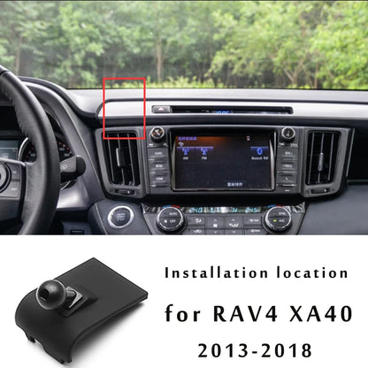 Air Vent Phone Mount for Toyota RAV4 2019-2022 (XA50), Aluminum Alloy Gravity Phone Holder with Base, for 4 to 7 Inch Phones
