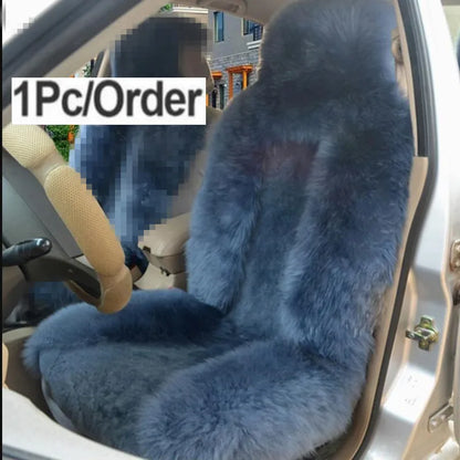 Long-Pile Plush Front Seat Cover for Hyundai Tucson 2022-2026 (NX4), 1 Seat, Soft and Warm for Winter, 12 Colors