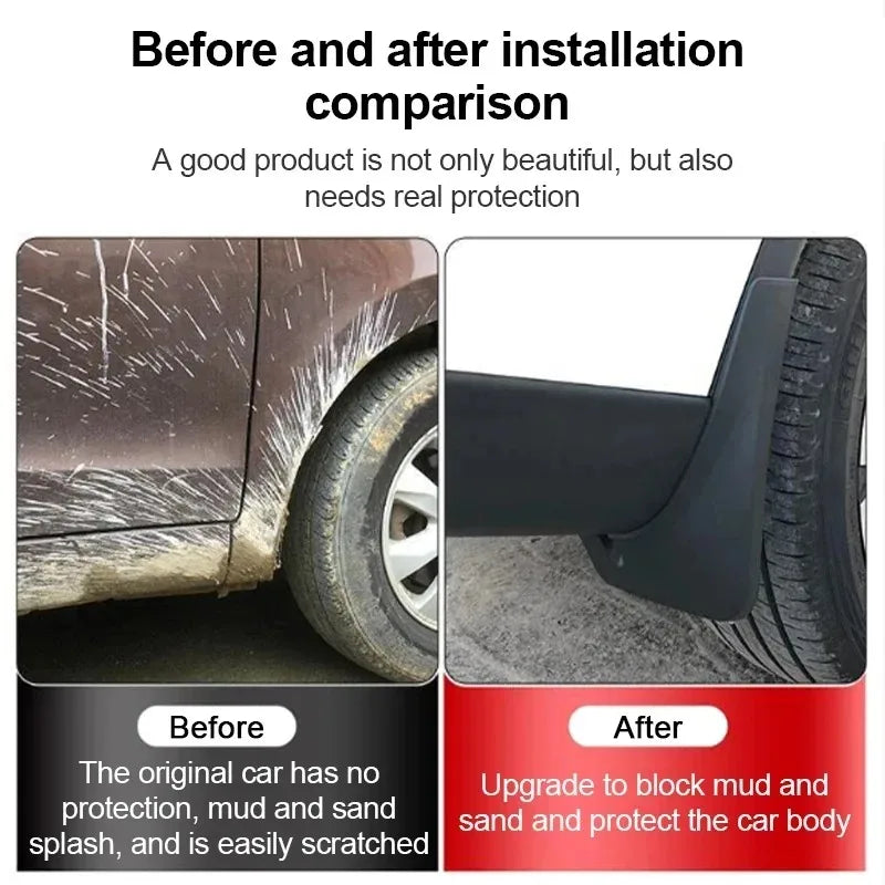 Mud Flaps for Honda Civic FL Liftback 2022-2026 (11th Gen), Lightweight ABS Front and Rear Mudguards