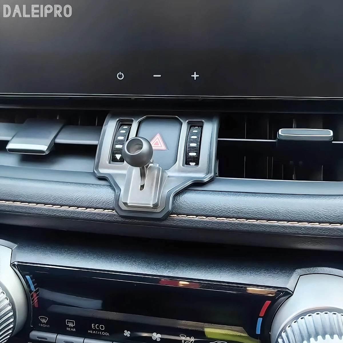 Phone Mount for Toyota RAV4 2019-2025 (XA50), Clear Base That Keeps the Air Vent Free, Clamp Holder or 15W Wireless Charging Holder