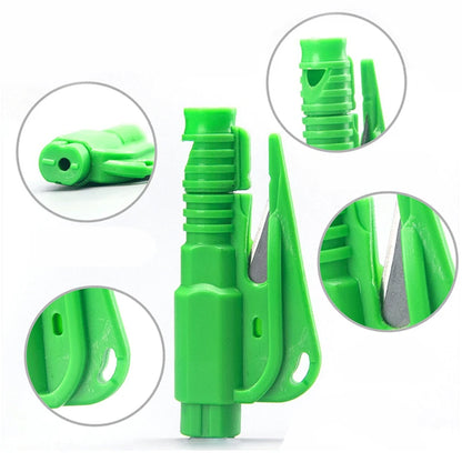 Mini Safety Hammer Keychain, Emergency Car Window Glass Breaker for Your Key Ring, 4 Colors