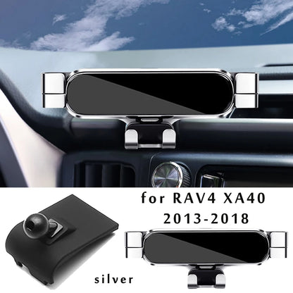 Air Vent Phone Mount for Toyota RAV4 2019-2022 (XA50), Aluminum Alloy Gravity Phone Holder with Base, for 4 to 7 Inch Phones