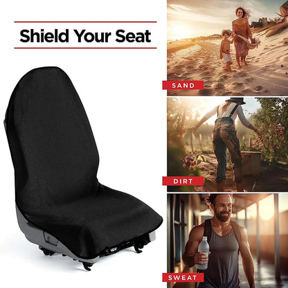 Waterproof Seat Towel Cover for Gym, Running, Swimming and Beach, Anti-Slip Car Seat Protector, Machine Washable, 5 Colors