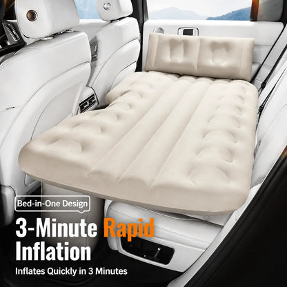 Car air mattress inflates in about 3 minutes