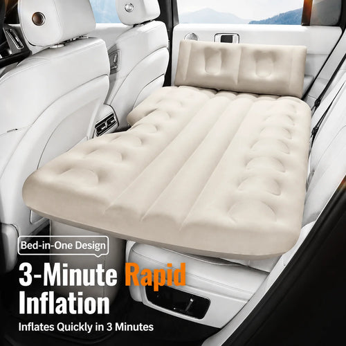 Car air mattress inflates in about 3 minutes