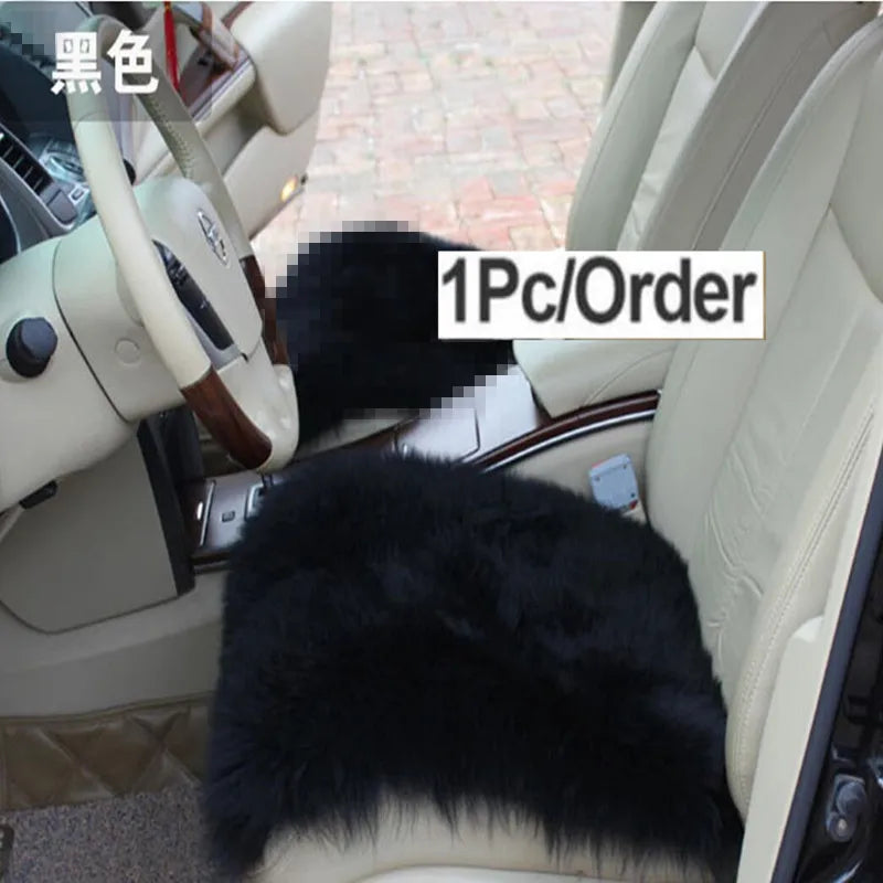 Long-Pile Plush Front Seat Cover for Hyundai Tucson 2022-2026 (NX4), 1 Seat, Soft and Warm for Winter, 12 Colors