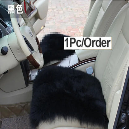 Long-Pile Plush Front Seat Cover for Hyundai Tucson 2022-2026 (NX4), 1 Seat, Soft and Warm for Winter, 12 Colors