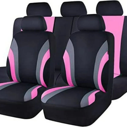 Flocking Cloth Car Seat Covers for Toyota RAV4 2020-2025, 9-Piece Set, Soft Velvet-Feel Fabric in 7 Colors