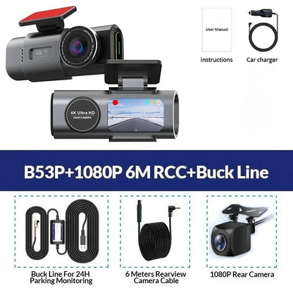 Package with rear camera A, 6 m cable and hardwire kit