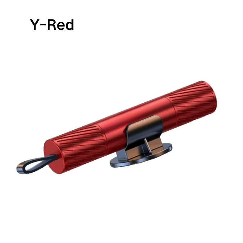 2 in 1 Car Safety Hammer with Seat Belt Cutter, Tungsten Steel Window Breaker and Emergency Escape Tool, 2 Styles, Red or Black
