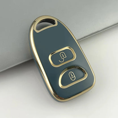Key Fob Cover for Hyundai 2+1 and 3+1 Button Keys, Soft TPU Case for Tucson, Sonata and Santa Fe, White, Gray or Black