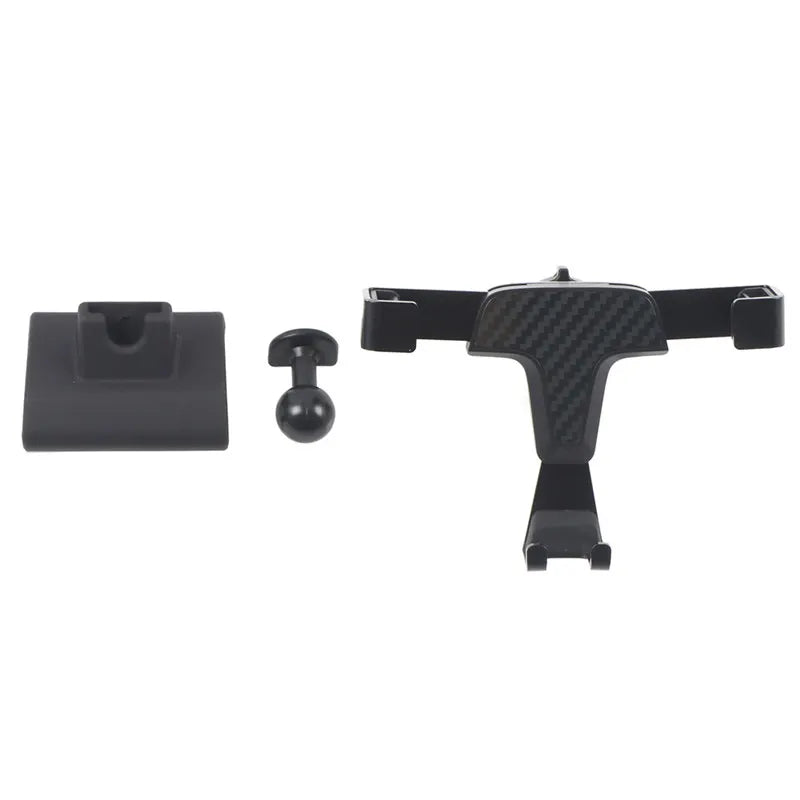 Air Vent Phone Mount for Jeep Wrangler 2018-2022 (JL), Black ABS Holder Set with Carbon Fiber Pattern