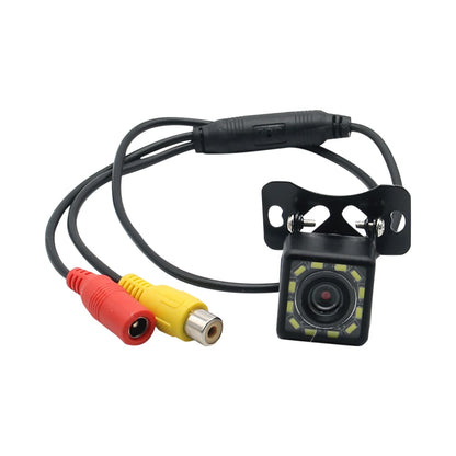 Backup camera with LED night vision lights and RCA connector