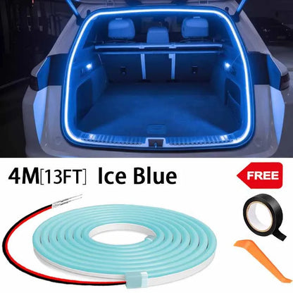 Automatic LED Trunk Light Strip, Tailgate and Frunk Light that Turns On When Opened, Flexible and Waterproof, 2, 4 or 6 m, 5 Colors