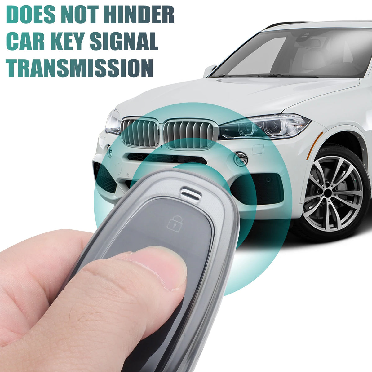 Key Fob Cover for Hyundai Remote Keys, Soft TPU Case for Tucson (NX4), Sonata, Santa Fe and Nexo, 6 Color Options