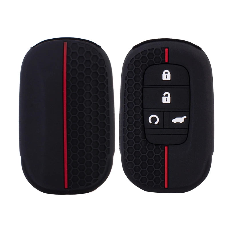 Key Fob Cover for Honda Civic 11th Gen Remote Keys, Soft Silicone Case in 3, 4, 5 and 6-Button Versions
