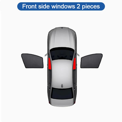 Mesh Window Curtains for Hyundai Tucson 2022-2026 (NX4), Black Anti-UV Privacy Shades, Front Sunshade, Pairs or Sets
