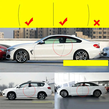 Car Door Edge Guard Strips, 4 Pack Stick-On PVC Door Protectors Against Scratches and Small Knocks, Universal Fit, Black or Clear