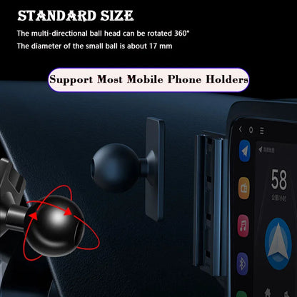Phone Mount for Toyota RAV4 2019-2022 (XA50), Fixed Screen Bracket with Gravity Phone Holder, for Small Screen Models