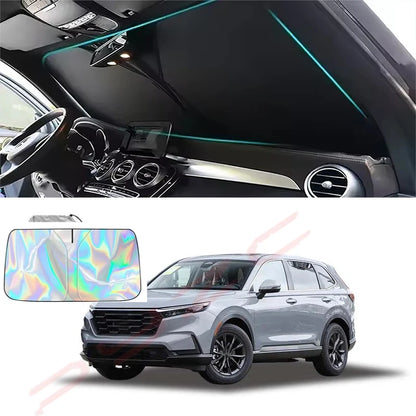 Windshield Sun Shade for Honda CR-V 2023-2026, PVC Front Window Cover with UV Protection, 2 Sizes
