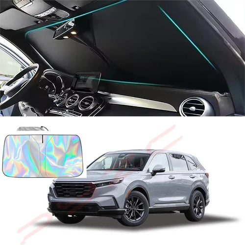 Windshield Sun Shade for Honda CR-V 2023-2026, PVC Front Window Cover with UV Protection, 2 Sizes