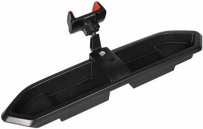 Dash Storage Tray with Phone Holder Mount for Jeep Wrangler 2018+ (JL and JLU), Black Dash Panel Organizer