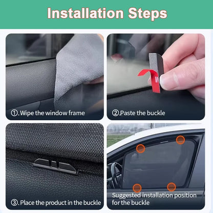 Mesh Sun Shades for Hyundai Tucson 2022-2025 (NX4), Windshield and Side Window Privacy Covers, Single Pieces to 7-Piece Set