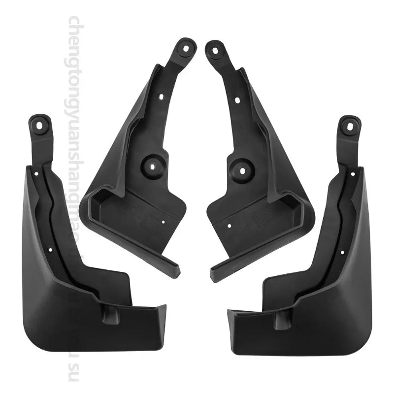 Mud Flaps for Toyota RAV4 2019-2025, 2WD Models with Running Boards, Front and Rear ABS Splash Guards