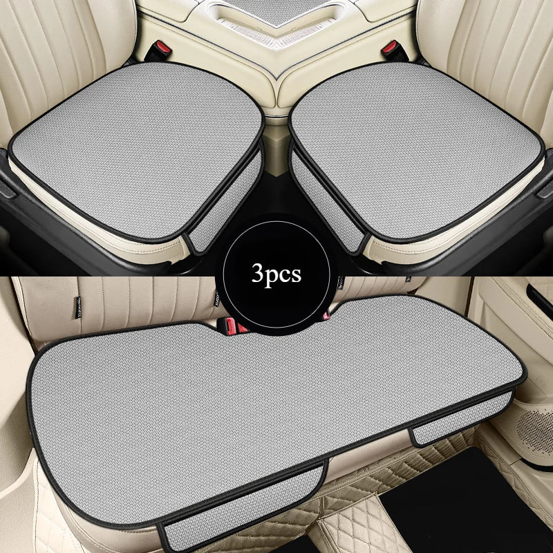 Gray 3-piece seat cushion set