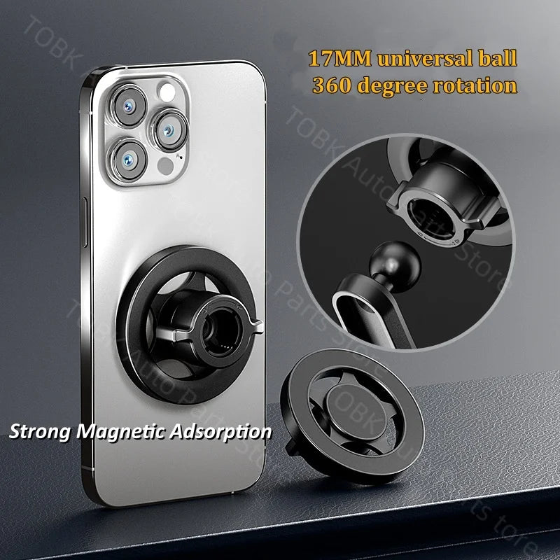Magnetic Phone Mount for Toyota RAV4 2019-2023 (XA50) with 8-Inch Screen, Screen Base, Magnetic Holder or 15W Magnetic Wireless Charger