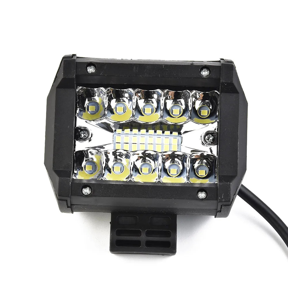 12V 60W LED Work Light, Spot and Flood Combo Beam, Die-Cast Housing with Adjustable Bracket, for Trucks, SUVs, ATVs and UTVs