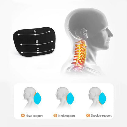 Headrest and Lumbar Pillows for Tesla Model 3 and Model Y, Soft Skin-Feel Neck and Back Support, White or Black