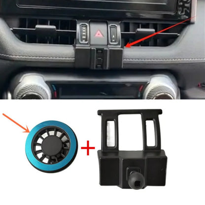 Magnetic Phone Mount for Toyota RAV4 2019-2023 (5th Gen), ABS Fixed Bracket with Magnetic Phone Holder, or Bracket Only