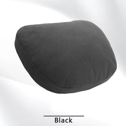 Faux Suede Car Headrest Neck Pillow, Soft Neck Support Cushion with Elastic Back for Front and Rear Seats, 18 Styles